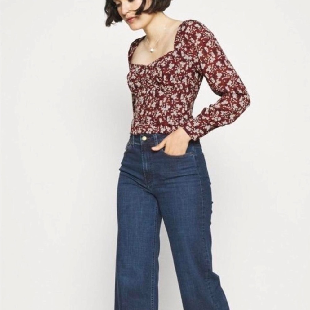 Abercrombie & Fitch Floral Blouse - medium